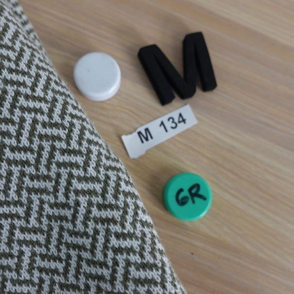 Herringbone Mens Sweater Large Gray Crew Neck Pullover Casual Jumper Cotton - Picture 11 of 11